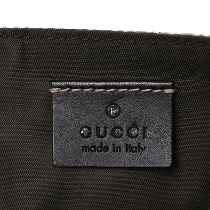 GG Plus Monogram Messenger Diaper Bag Dark Brown