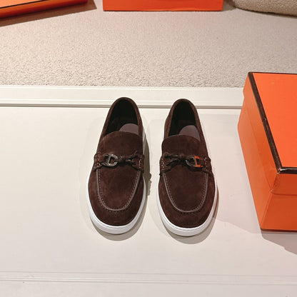 HM Ignacio Loafer Chocolate Suede 577445