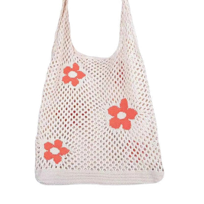 Crochet Tote Bag Tote Flower Bag