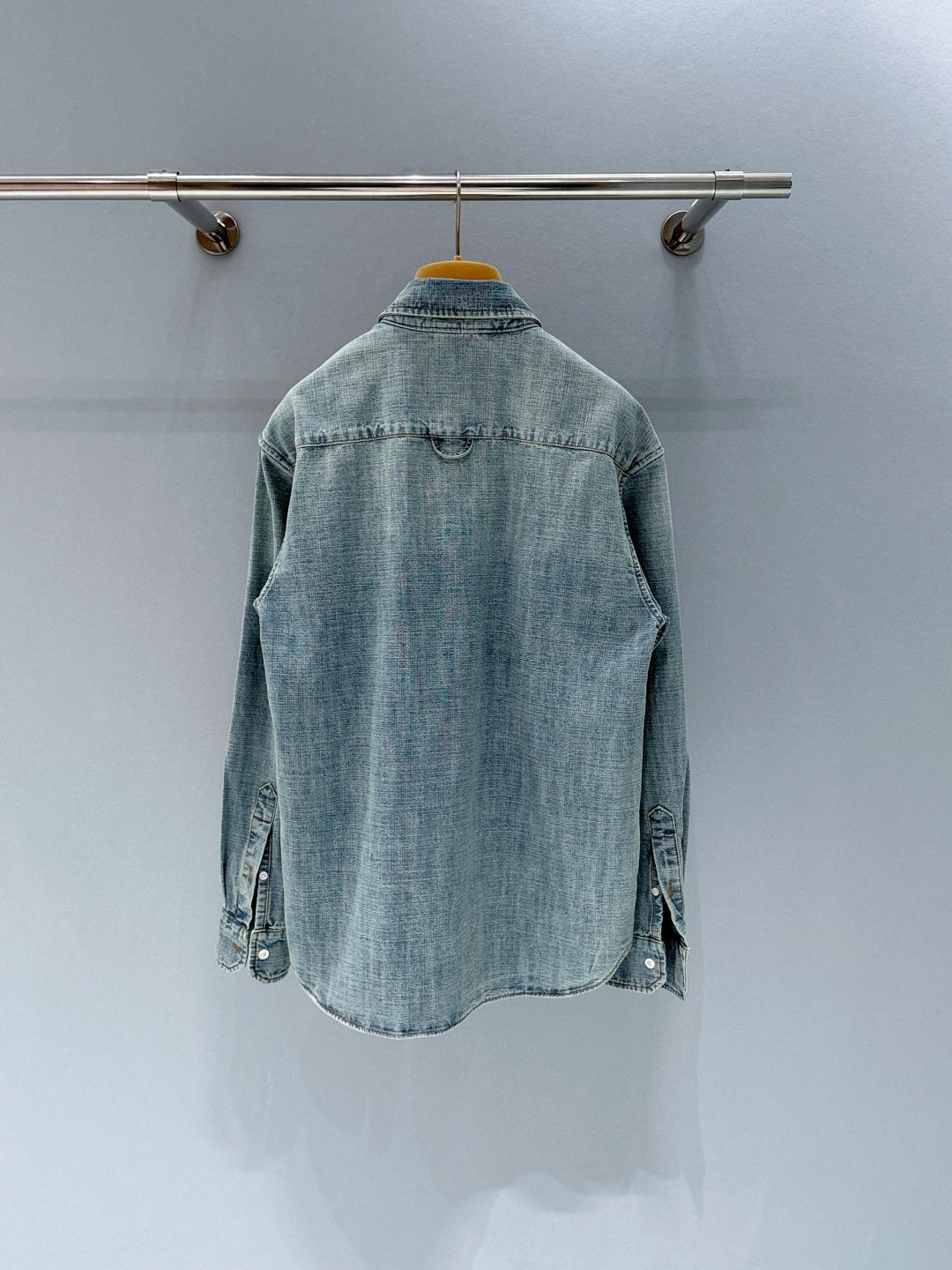 Miumiu 2026 Denim Shirt Light Blue Cotton
