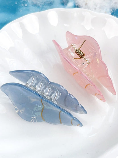 Clio - Acrylic Conch-Shaped Hair Clips - Sweet &amp; Cute