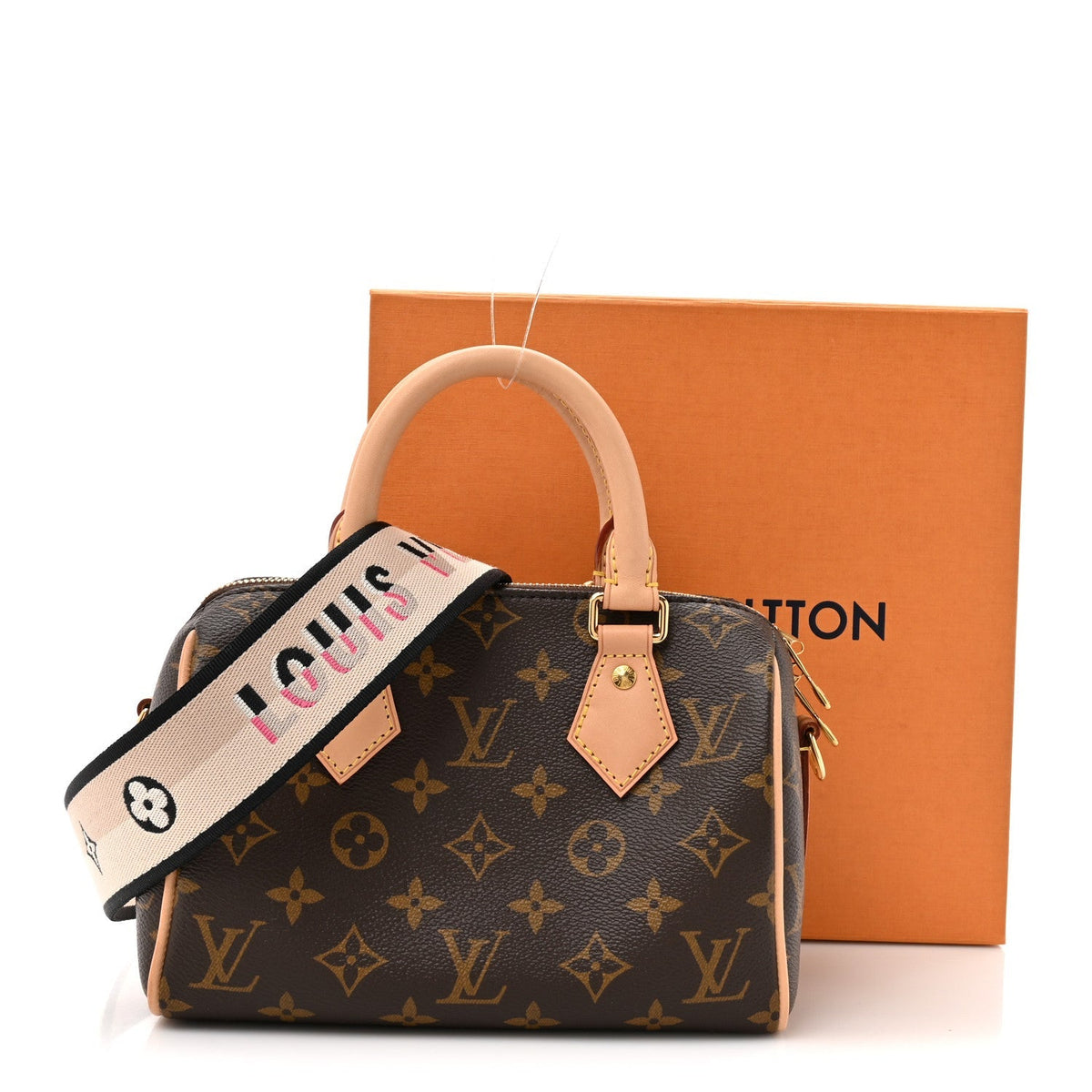 Monogram Speedy Bandouliere 20 Black