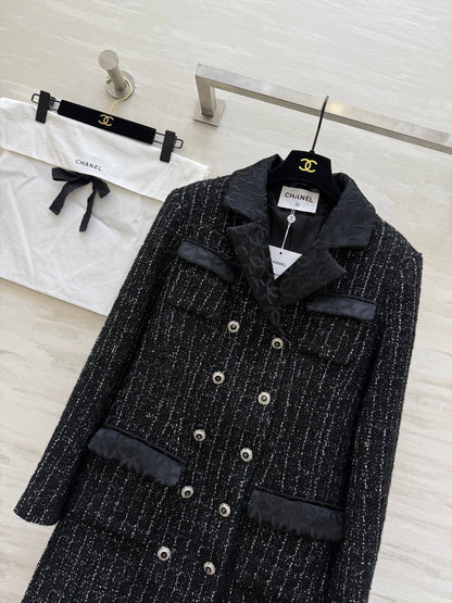 CC Jacket Black Silver Black Tweed 344806