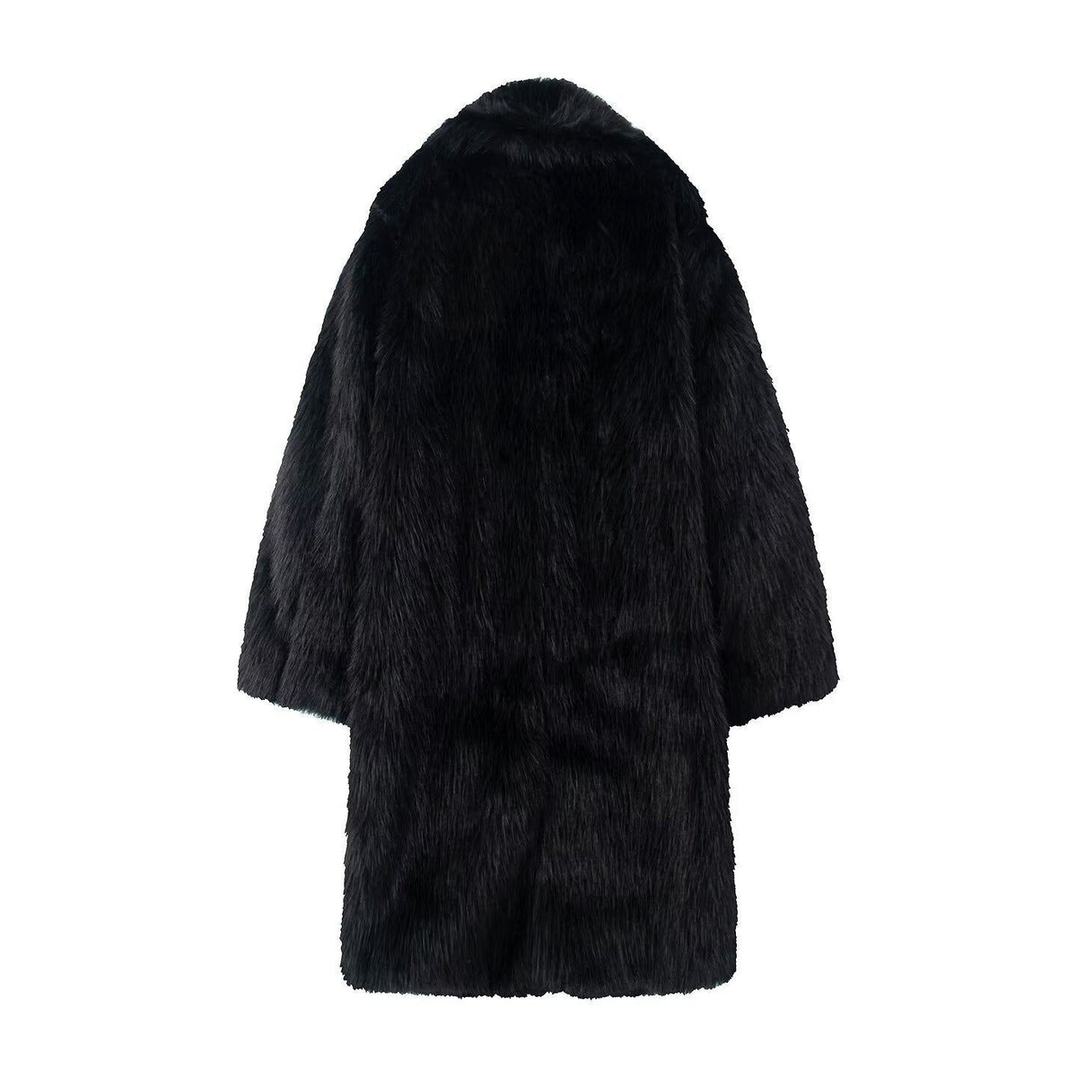 Faux Fur Plush Coat