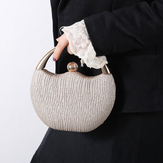 Vintage Shimmer Clutch Evening Bag Beaded Party Purse