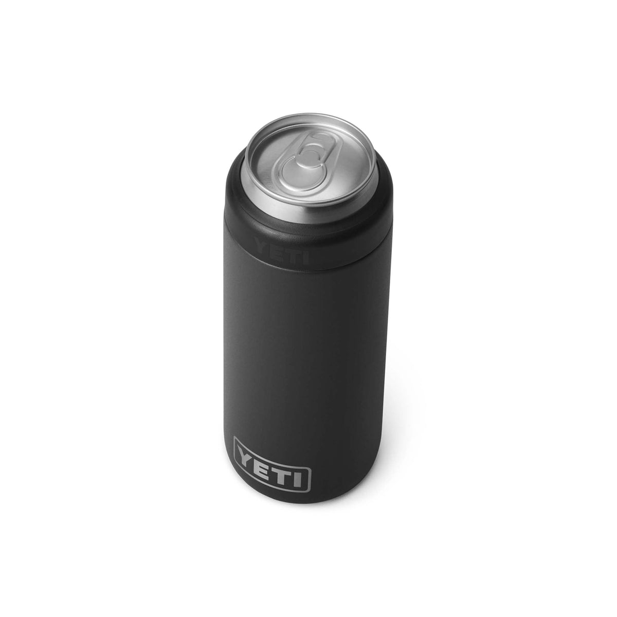 Black Rambler 12oz Slim Can Colster