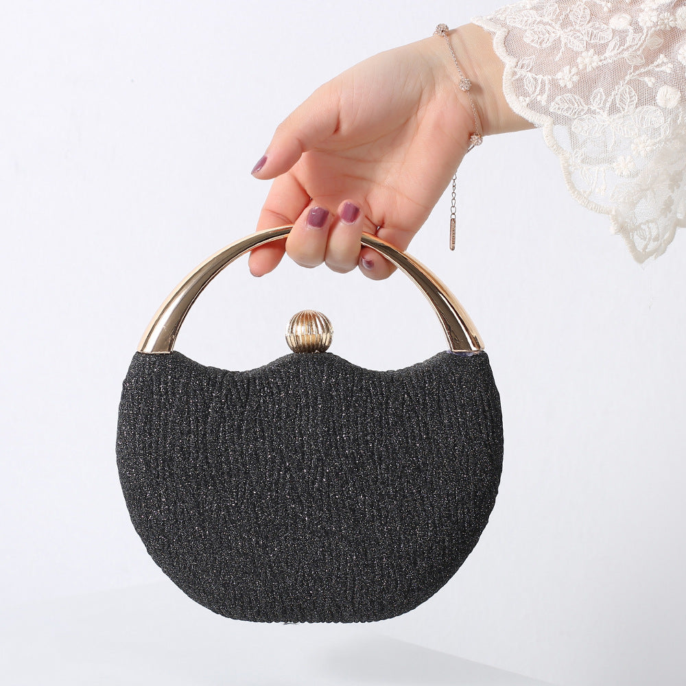 Vintage Shimmer Clutch Evening Bag Beaded Party Purse