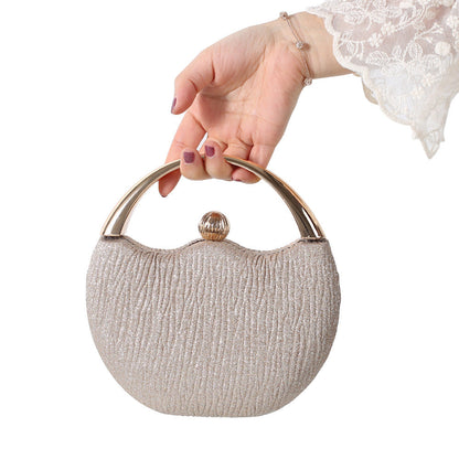 Vintage Shimmer Clutch Evening Bag Beaded Party Purse