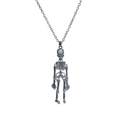 Halloween Ghost Skull Bat Pumpkin Pendant Necklace