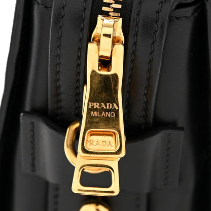 City Calf Esplanade Shoulder Bag Black