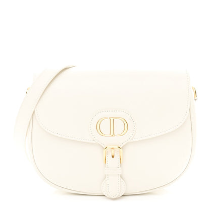 Box Calfskin Small Bobby Bag White