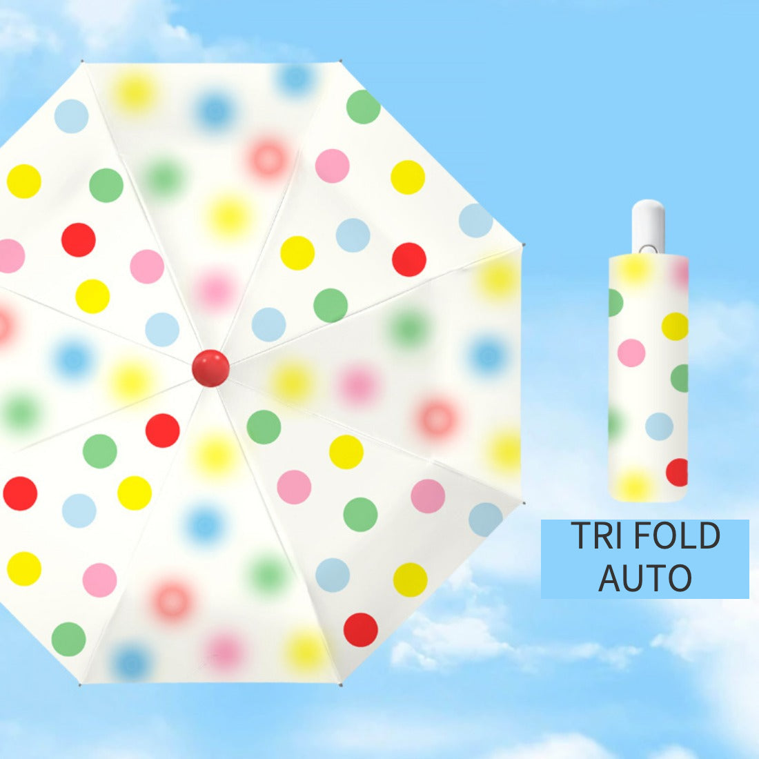 Rano - Red Nose Polka Dot Umbrella
