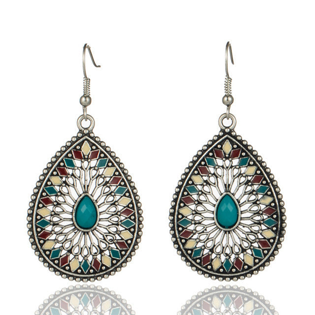 Trendy European & American Long Geometric Drop Earrings