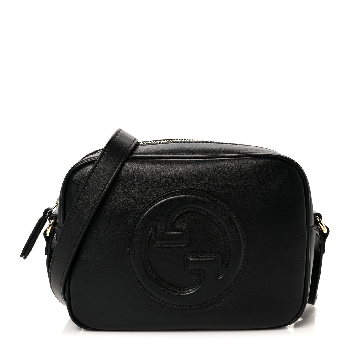 Sweetbread Calfskin Mini Blondie Bag Black