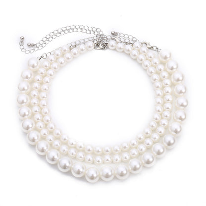 Bohemian Multi-Layer Pearl Beaded Necklace For Women