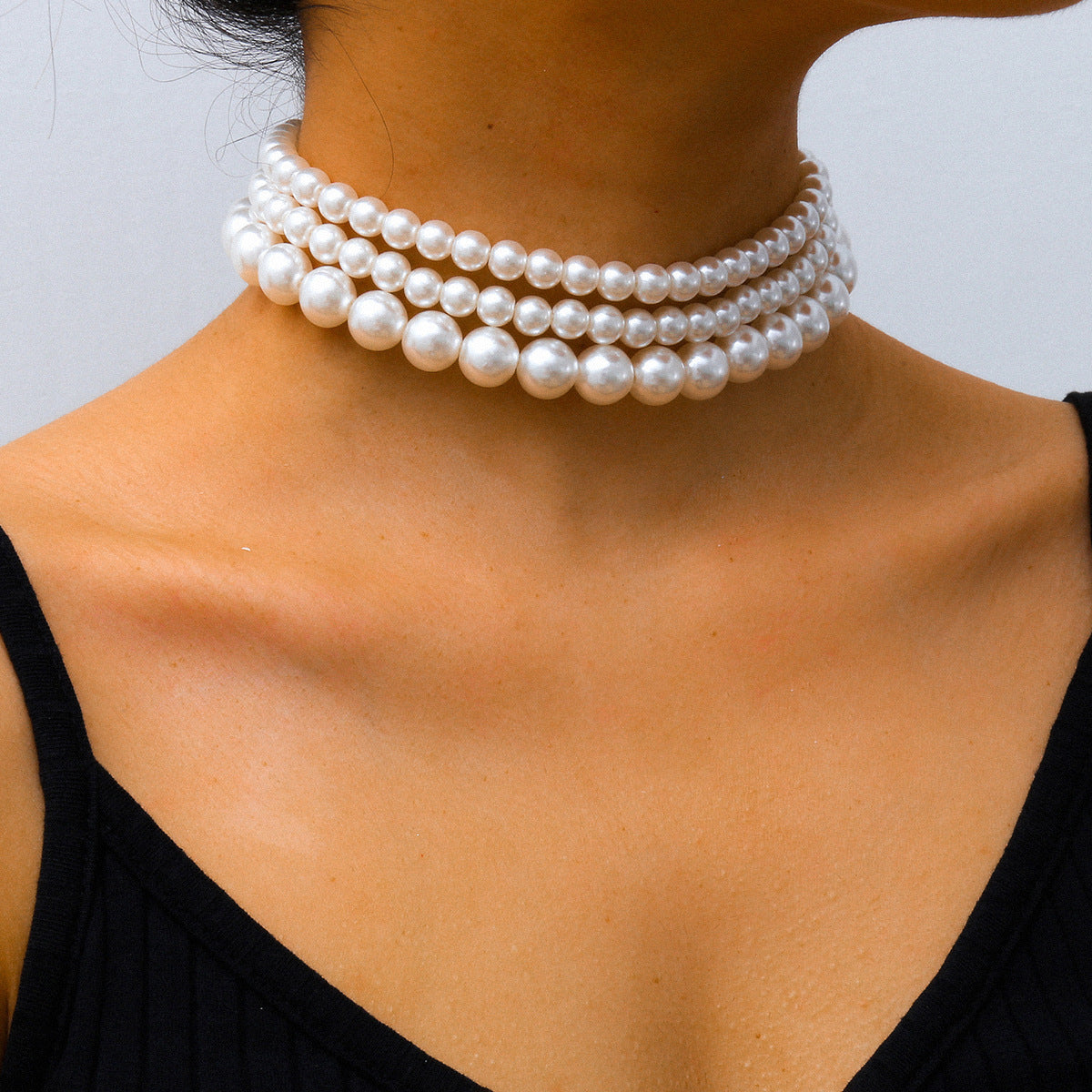 Bohemian Multi-Layer Pearl Beaded Necklace For Women