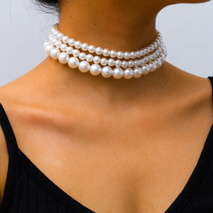 Bohemian Multi-Layer Pearl Beaded Necklace For Women
