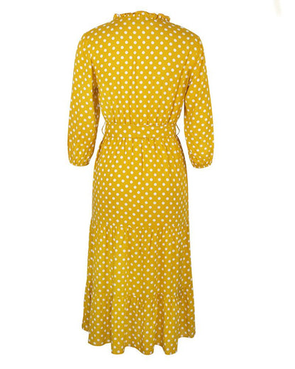 Original Design Innovative Women'S Spring/Summer 2021 Classic Wave Point Print Dress