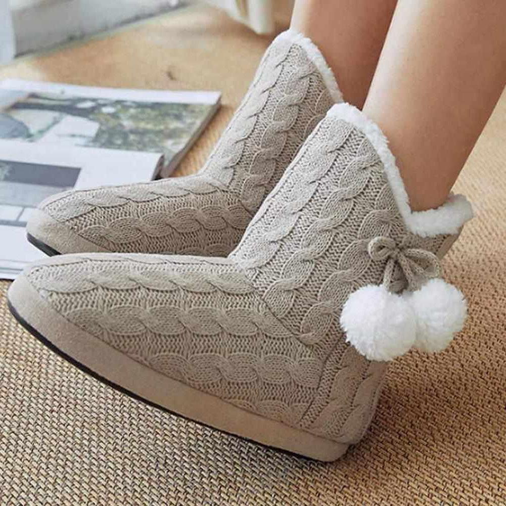Sky Madrid Indoor Plush Slippers