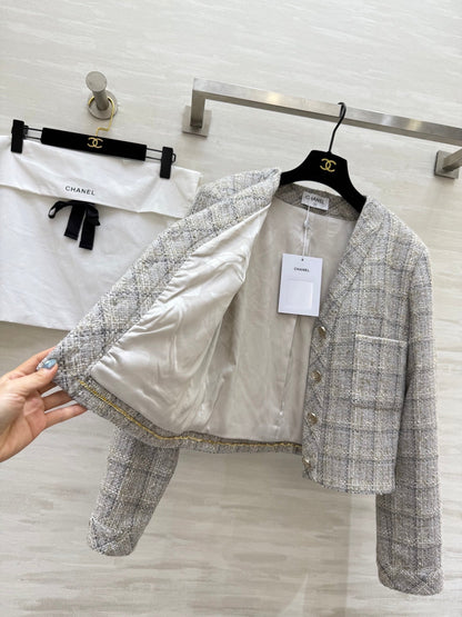 CC 26s Classic Jacket Beige-Grey Tweed 352293