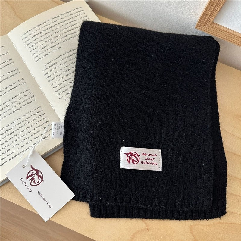 Cashmere-Like Horse Print Warm Scarf