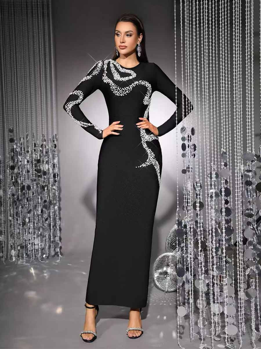 Juliette Classic Maxi Dress In Black