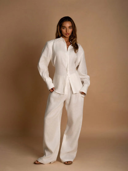 Mary Minimalist Linen Set