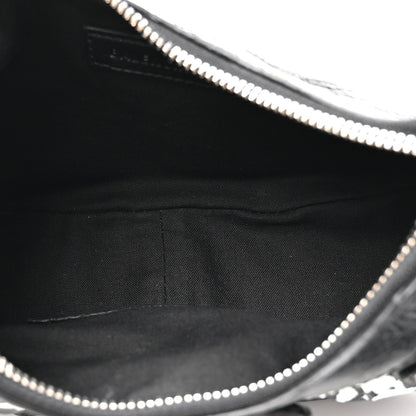 Agneau Arena Lunar New Year Graffiti Logo Le Cagole Shoulder Bag XS Black