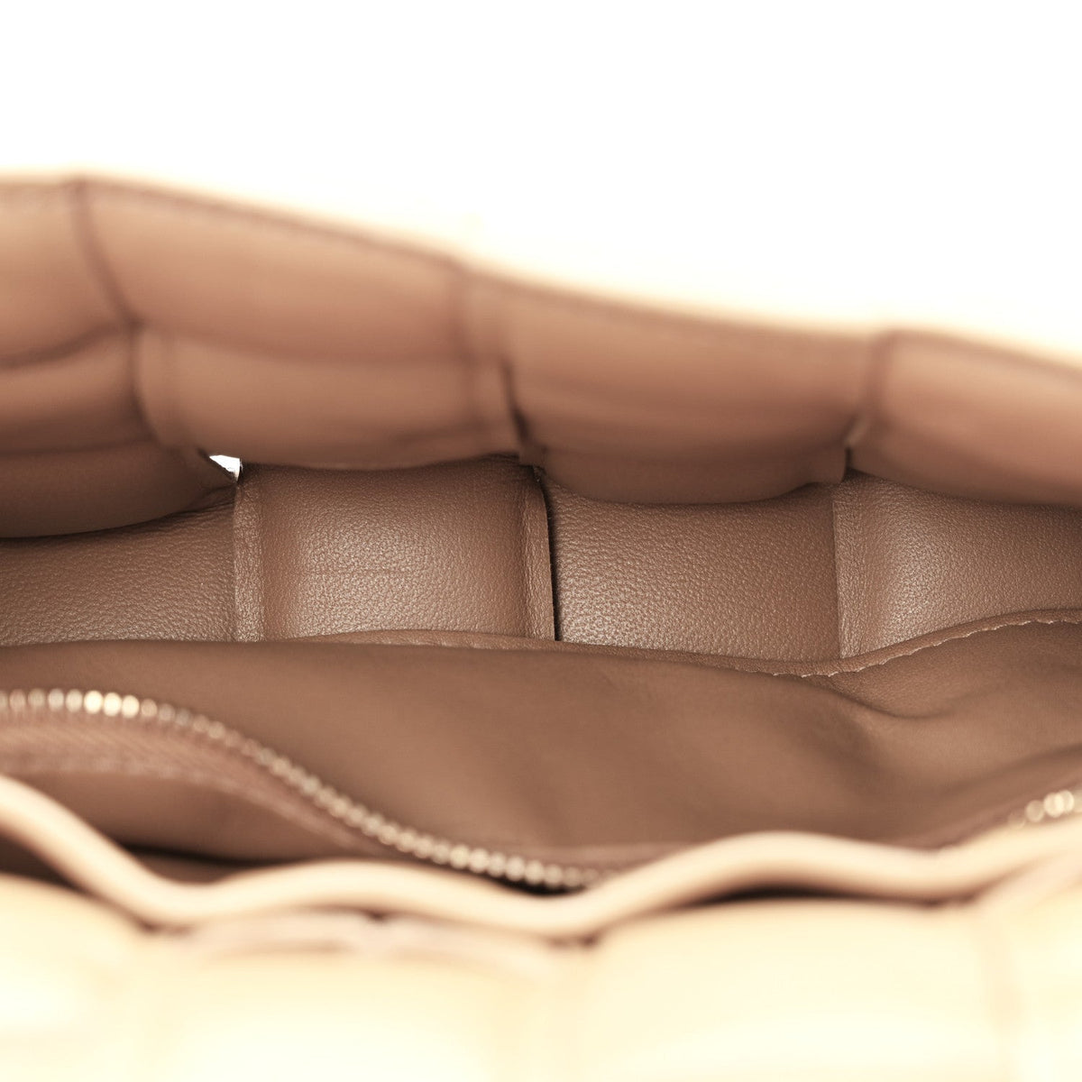 Nappa Maxi Intreccio Padded Cassette Crossbody Bag Acorn