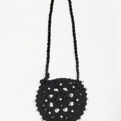 Crochet Granny Square Bag Hand Hook Hollow Bag