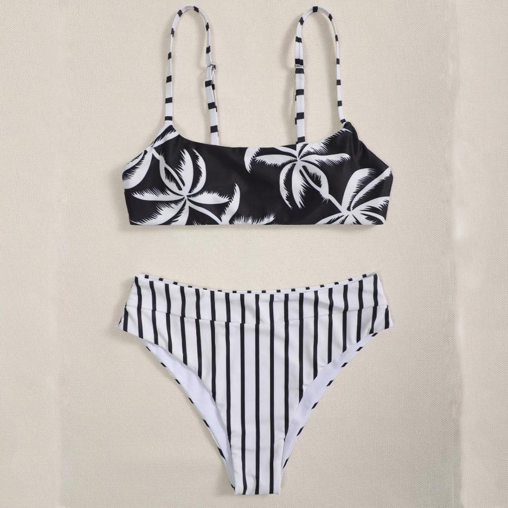 Split Swimsuit Women'S Impression Triangle Coconut Swimsuit Bikini
