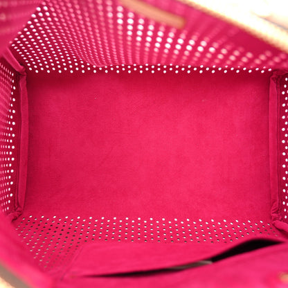 Monogram Perforated Speedy 30 Fuchsia