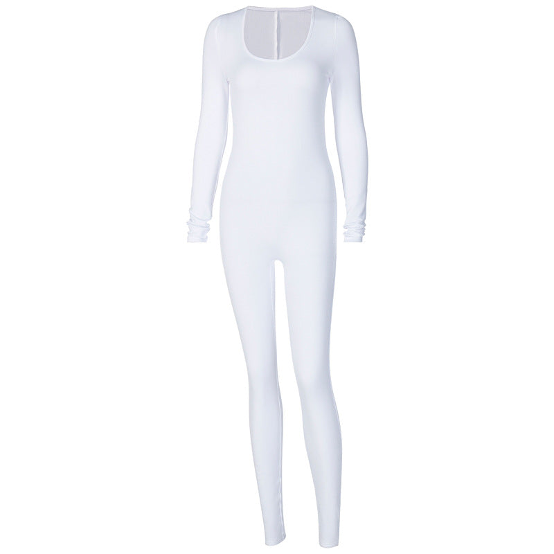 Trendy Long Sleeve Bodysuit Slim Fit