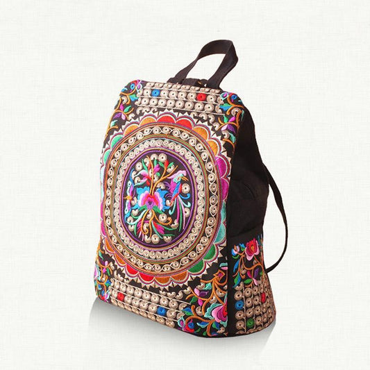 Tibet Folk Style Backpack Fashion Embroidery Backpack Handbag