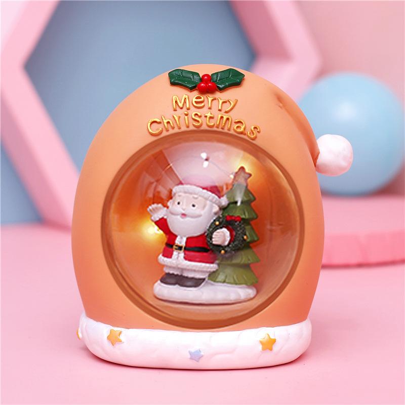 Christmas Star Lights Small Night Lights Decorations Scene Layout Luminous Decorations Santa Claus Gifts Snowman Gifts