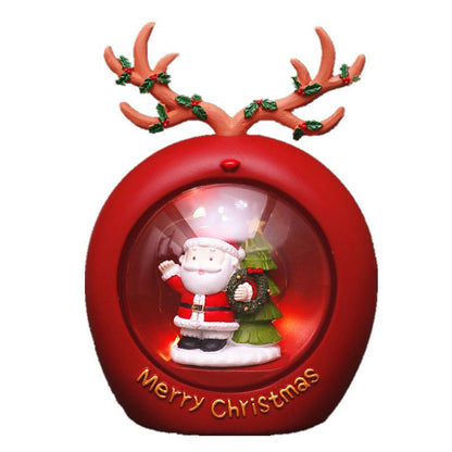 Christmas Star Lights Small Night Lights Decorations Scene Layout Luminous Decorations Santa Claus Gifts Snowman Gifts