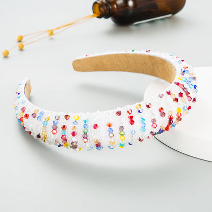 Handcrafted Beaded Headband Stylish Daily Hair Accessory