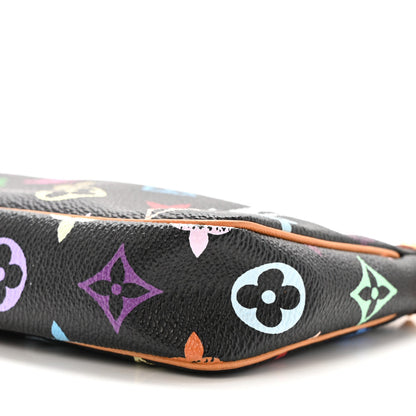 Monogram Multicolor Pochette Accessories Black