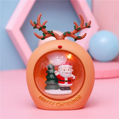 Christmas Star Lights Small Night Lights Decorations Scene Layout Luminous Decorations Santa Claus Gifts Snowman Gifts