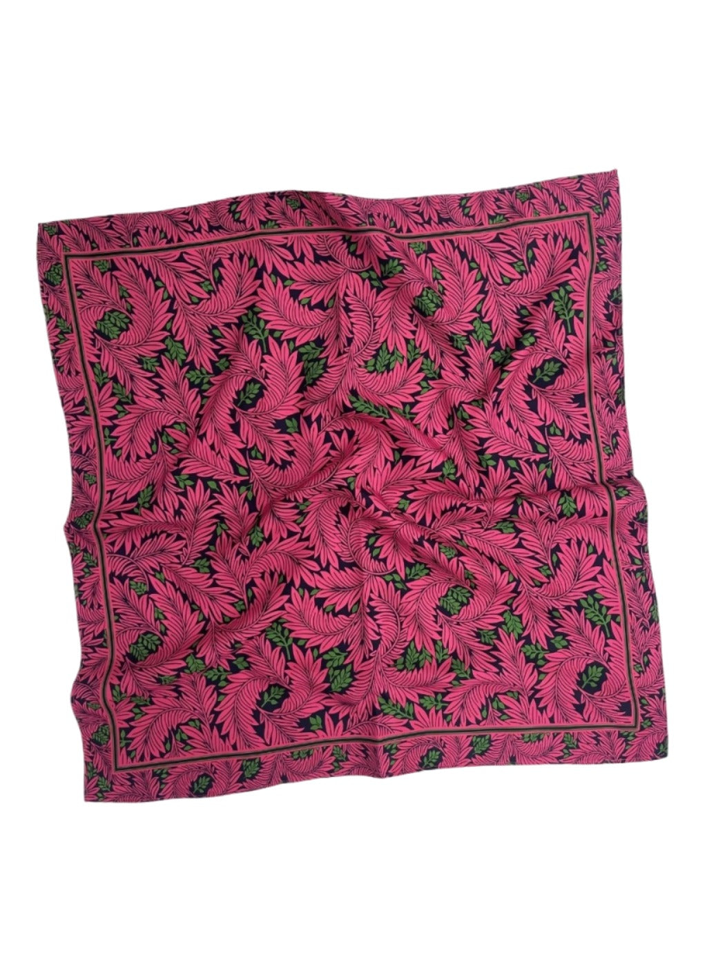 Scarvii - Stripe Floral Print Scarf - Elegant &amp; Versatile