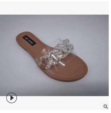 Large Size Women'S Shoes Candy Color Sweet Wind Cool Slippers