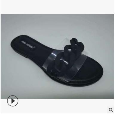 Large Size Women'S Shoes Candy Color Sweet Wind Cool Slippers