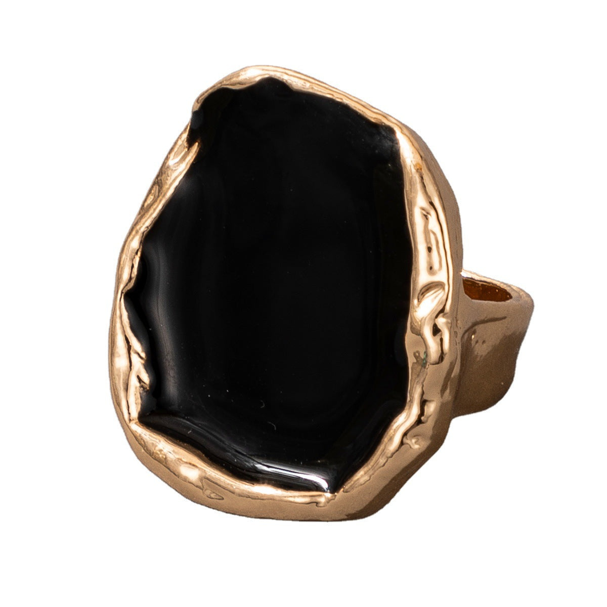 Geometric Alloy Adjustable Ring Vintage Style Jewelry