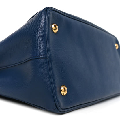 Saffiano Lux Medium Tote Bluette