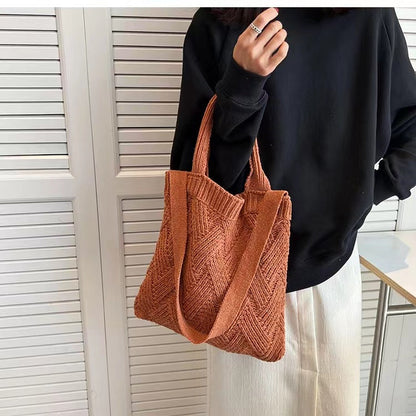 Crochet Tote Bag Crossbody Bag Woven Bag
