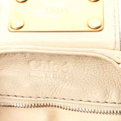 Calfskin Medium Paddington Satchel Beige