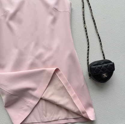 CC 26SS Sleeveless Dress Light Pink Polyester 352965