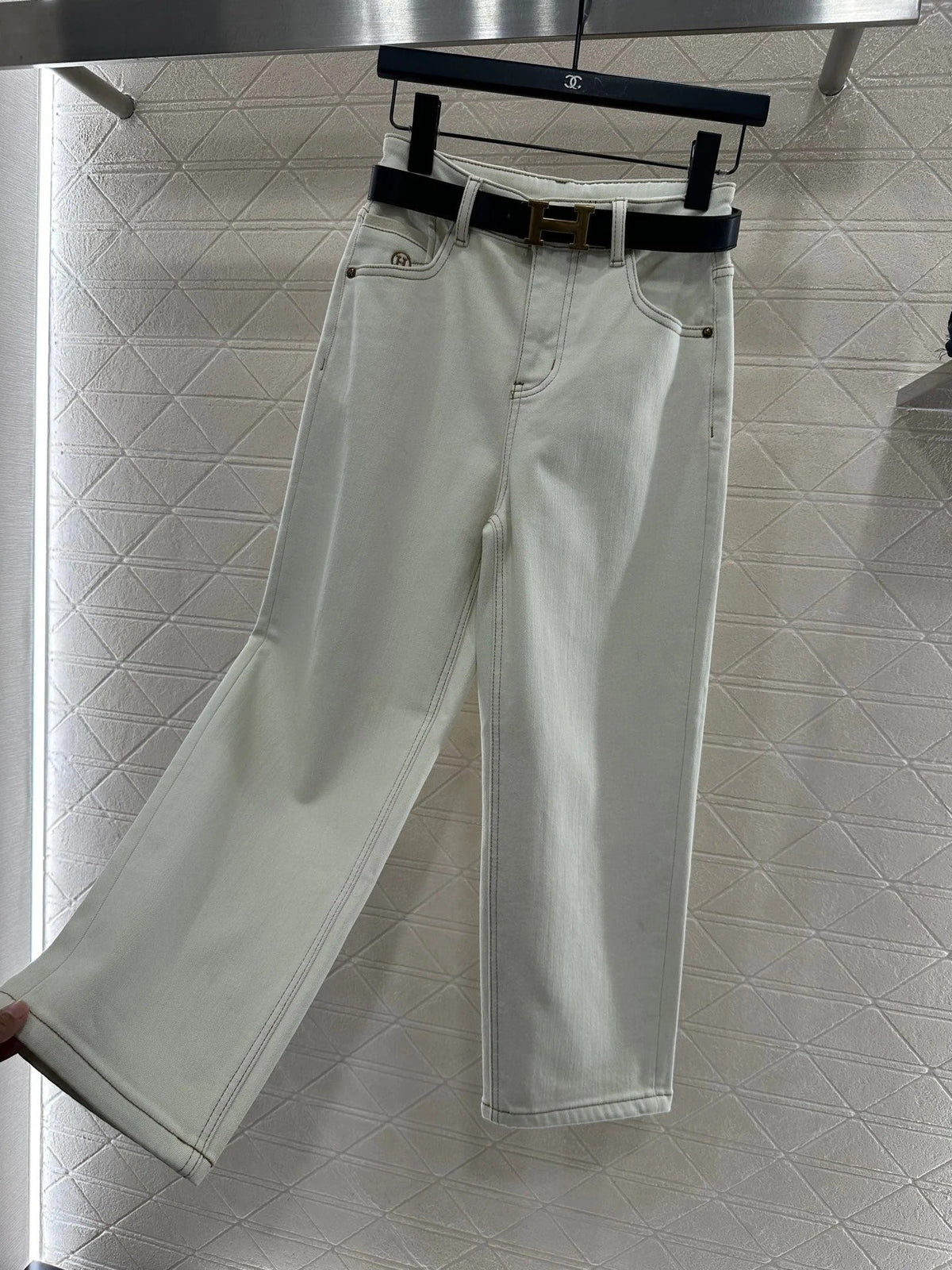HERMES 25S STRAIGHT-LEG JEANS 083
