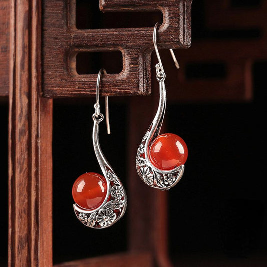 Antique Earrings Temperament Personality Versatile Pendant Simple And Generous Earrings