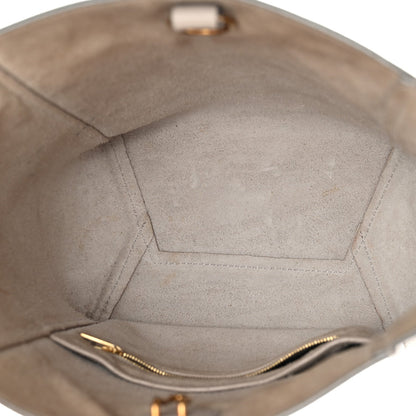 Soft Grained Calfskin Small Sangle Bucket Bag Light Taupe